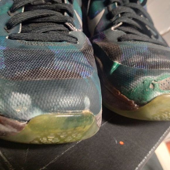 Nike Kobe Bryant X 10 Peach Jam Overcome Emerald Purple 705317-305 Mens Size 11. - Picture 10 of 11